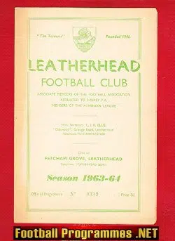 Leatherhead v Redhill 1964