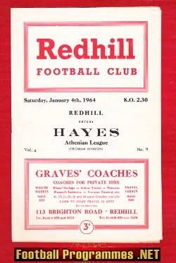 Redhill v Hayes 1964