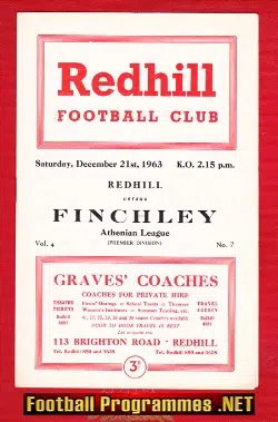 Redhill v Finchley 1963