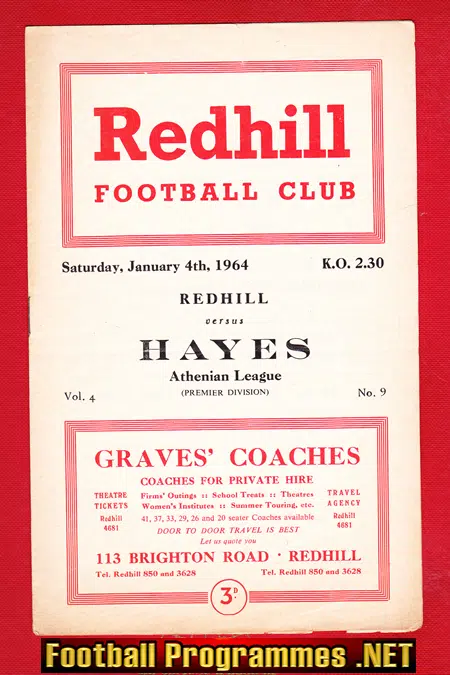 Redhill v Hayes 1964