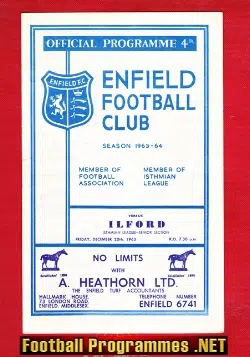 Enfield v Ilford 1963