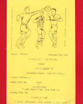 Bexleyheath Welling v Leyton Orient 1960 – Reserves Match