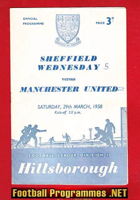 Sheffield Wednesday v Manchester United 1958 – Munich Away Match