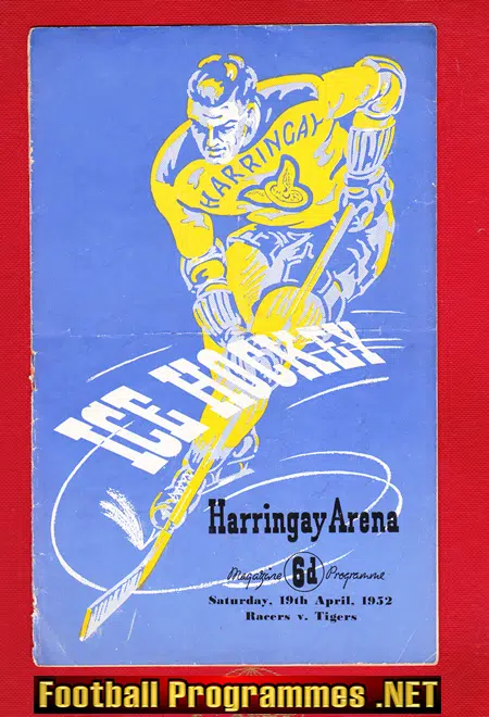 Harringay Ice Hockey v Brighton Tigers 1952