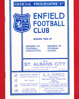 Enfield v St Albans City 1966