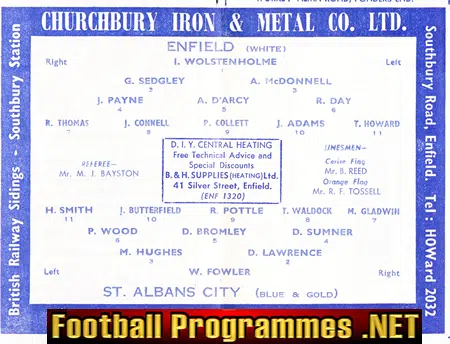 Enfield v St Albans City 1966