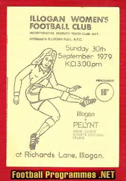Illogan Ladies v Pelynt 1979 - Womens Soccer 1980s