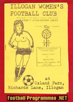 Illogan Ladies v Exmouth Town 1982 - Womens Football
