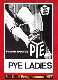 Pye Ladies v Hemel Hempstead 1990 - Womens Football