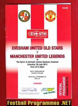 Evesham United v Manchester United Legends 2012 – Robson