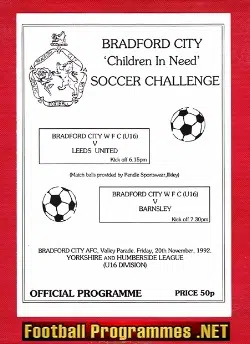 Bradford City Ladies v Leeds United 1992 + Barnsley Womens Football