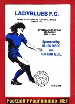 Ladyblues Ladies v Rossendale 1988 - Womens Football