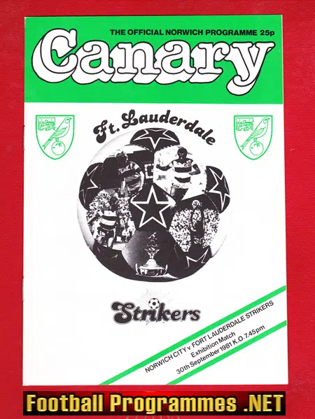 Norwich City v Fort Lauderdale Strikers 1981 – USA Soccer Team