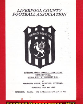 Bootle v Southport 1995 – Liverpool County Youth Cup Final
