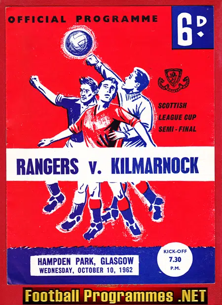 Glasgow Rangers v Kilmarnock 1962 – Scottish Cup Semi Final