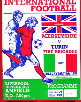 Merseyside Fire Brigade v Turin Fire Brigade 1987 – Liverpool