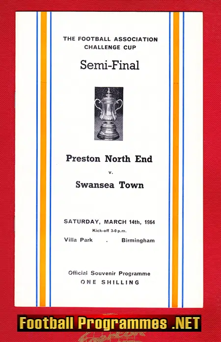 Swansea Town v Preston 1964 - FA Cup Semi Final at Aston Villa