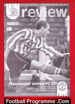 Altrincham v Manchester United 2009 – Pre Season Friendly Match