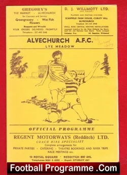 Alvechurch v Eastwood Town 1977