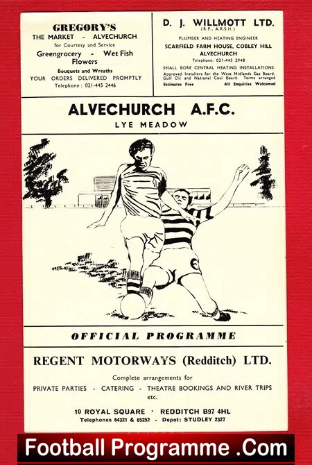 Alvechurch v Paulton Rovers 1975 – FA Challenge Trophy
