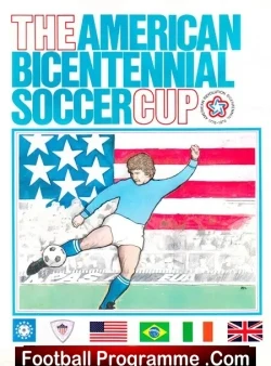 America Bicentennial Cup 1976 - George Best - Pele - Bobby Moore - football programme