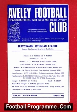 Aveley v Maidenhead United 1983