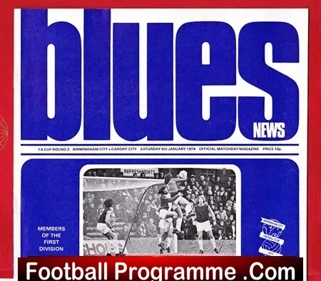 Birmingham City v Cardiff City 1974