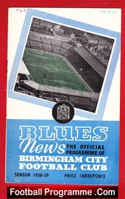 Birmingham City v Cologne 1958 – Germany Team