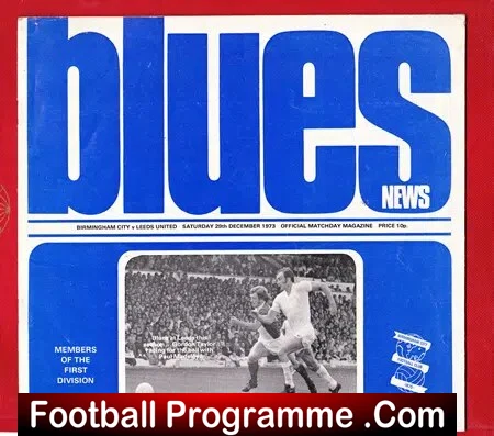 Birmingham City v Leeds United 1973