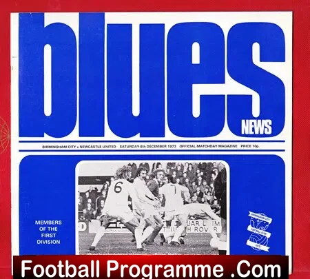 Birmingham City v Newcastle United 1973