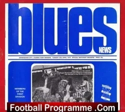 Birmingham City v QPR 1974