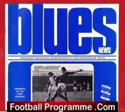 Birmingham City v Sheffield United 1974