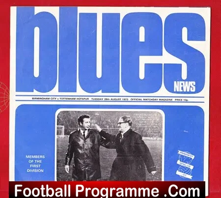 Birmingham City v Tottenham 1973