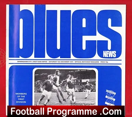 Birmingham City v West Ham United 1973