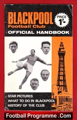 Blackpool Official Supporters Handbook 1968 – 1969
