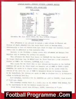 Boreham Wood v Grays Athletic 1970 – Reserves Match