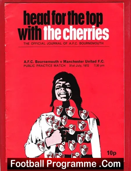 Bournemouth v Manchester United 1972 – Practice Football Match