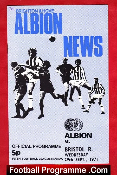 Brighton Hove Albion v Bristol Rovers 1971