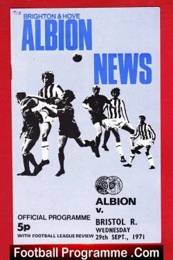 Brighton Hove Albion v Bristol Rovers 1971