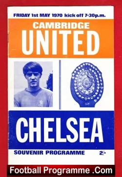 Cambridge United v Chelsea 1970 – Souvenir Programme