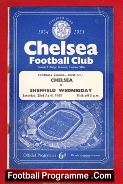 Chelsea v Sheffield Wednesday 1955 – Title Decider Match 55