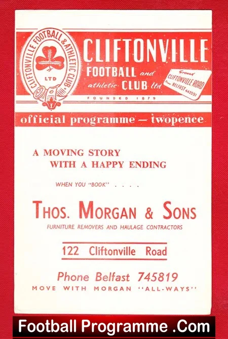 Cliftonville v Crusaders 1960 – Ireland Irish Football