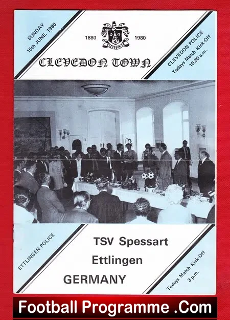 Clivedon Town v TSV Ettlingen 1980 German Football Team Germany