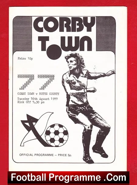 Corby Town v Notts County 1977