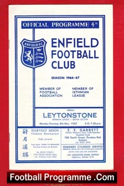 Enfield v Leytonstone 1967