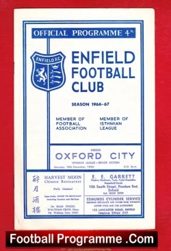 Enfield v Oxford City 1966