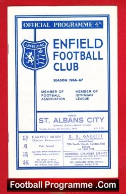 Enfield v St Albans City 1966