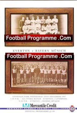 Everton v Bayern Munich 1987 – Centenary All Stars Match