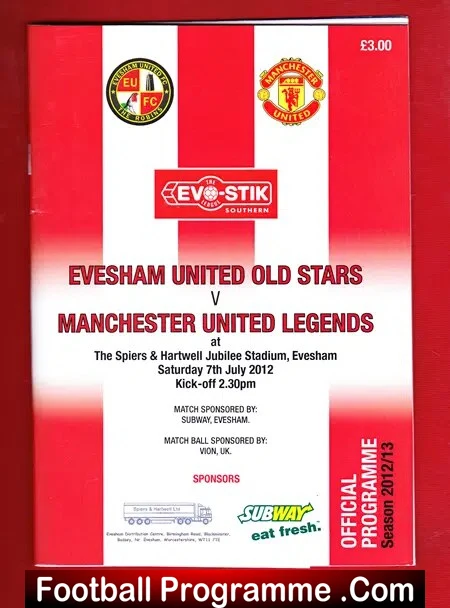 Evesham United v Manchester United Legends 2012 - Robson