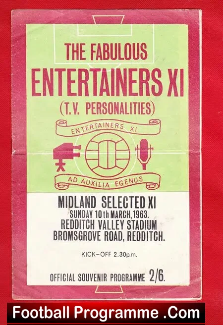Fabulous Entertainers XI v Midland Selected XI 1963 – Redditch